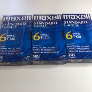 3 Video cassettes standard grade